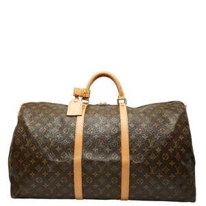 LOUIS VUITTON Authentic Brown Monogram Leather Shoulder Bag